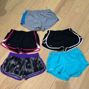 Under Armour Women's Athletic Shorts - Black, Gray, Blue, Pink, Purple